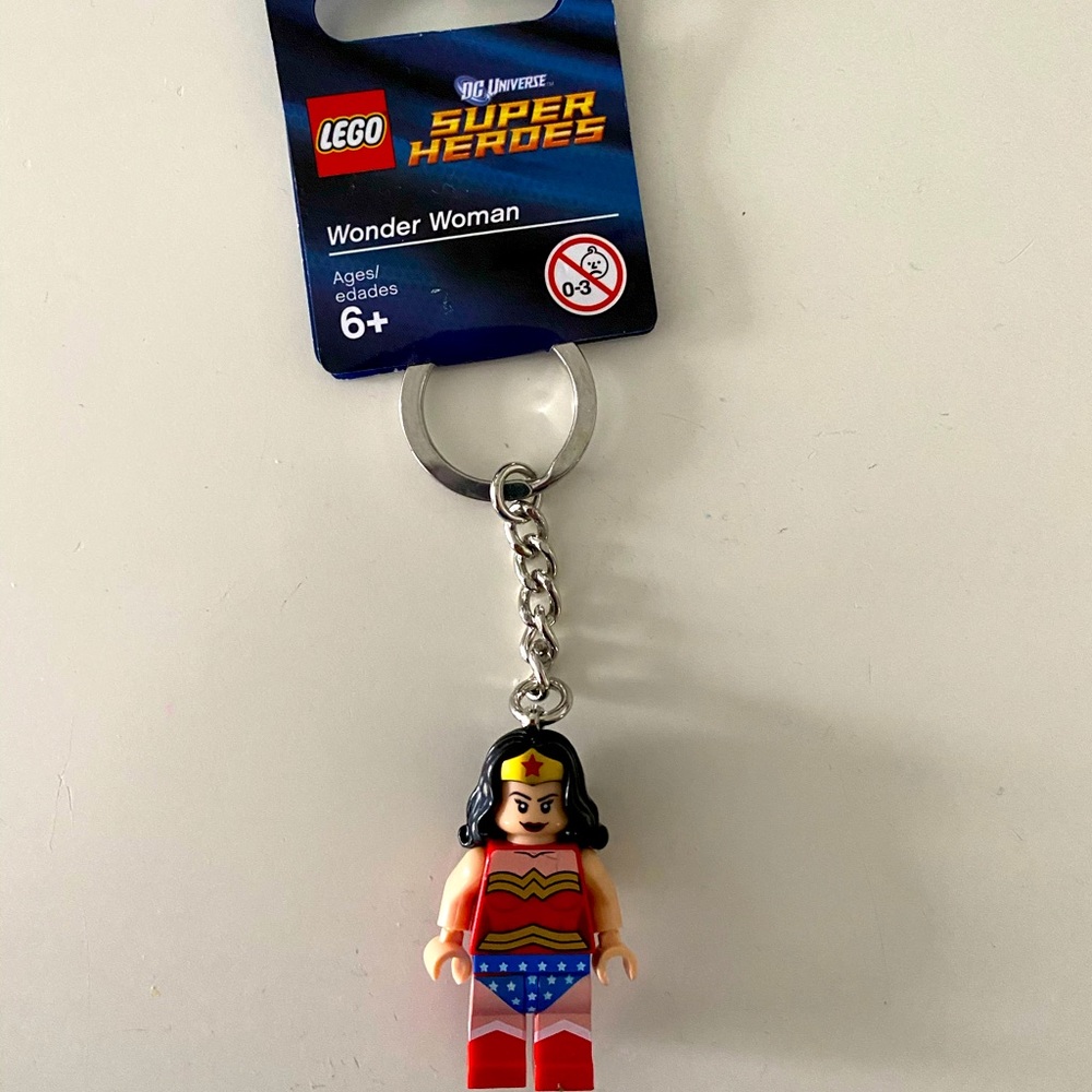 Wonder Woman lego keychain